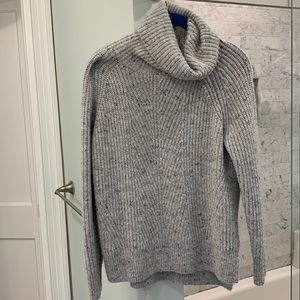 Madewell donegal gray turtleneck sweater